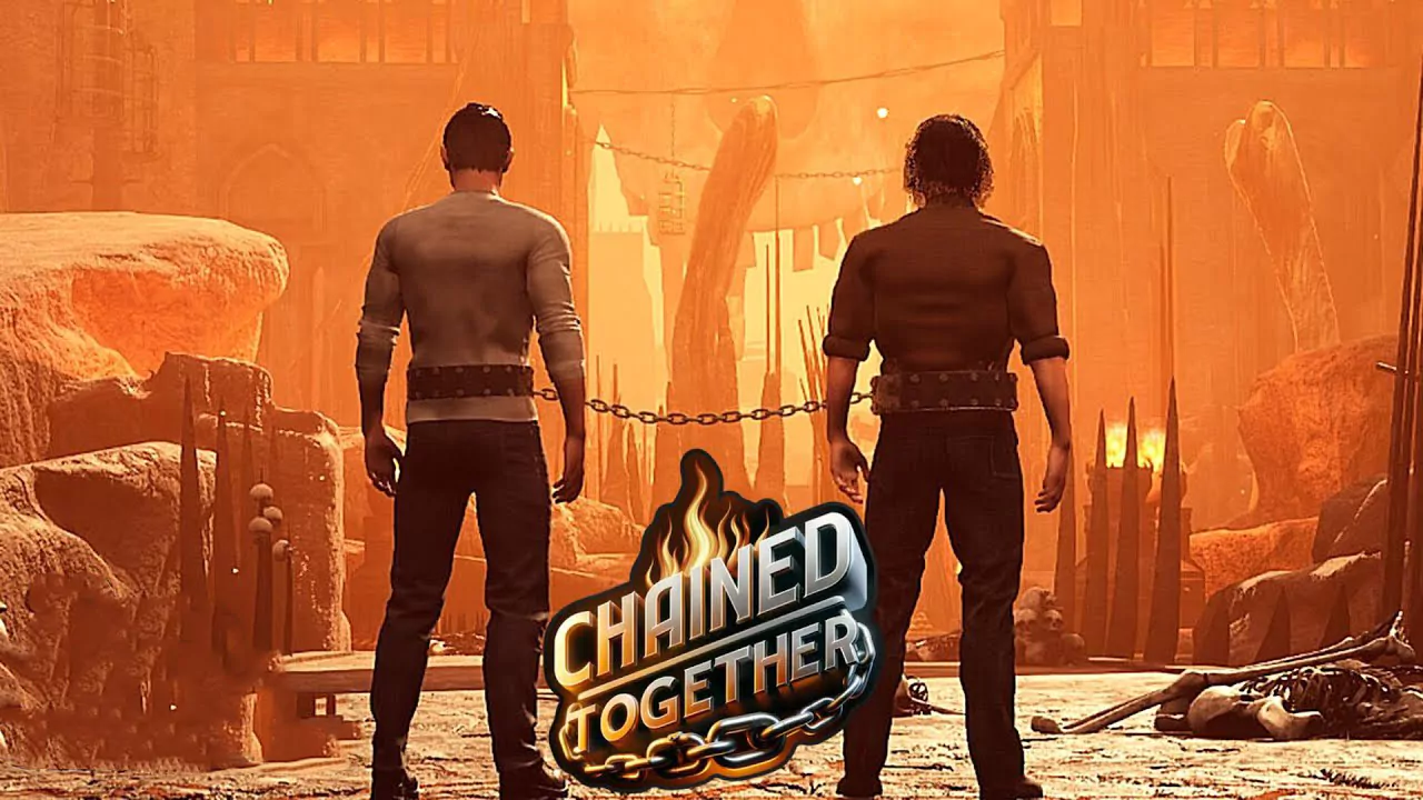 chained together