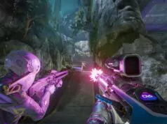 Splitgate 2 : Un second opus taillé pour la compétition ? Deux joueurs s'affrontent dans un duel intense sur Splitgate 2, mettant en avant le gameplay compétitif du jeu