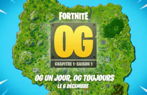 Retour aux sources : La carte OG de Fortnite devient un mode permanent ! Retour de la carte OG de Fortnite en mode permanent dès décembre