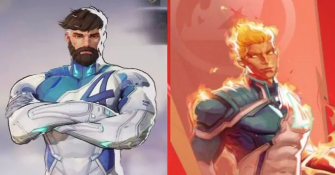 Marvel Rivals : Les nouveaux héros révélés par erreur dans une publicité officielle La Torche Humaine et La Chose révélés dans une fuite Marvel Rivals.