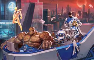 Marvel Rivals Saison 1 Dès le 10 Janvier : Cartes, Héros et Plus ! Héros Mister Fantastic et Invisible Woman de Marvel Rivals Saison 1.